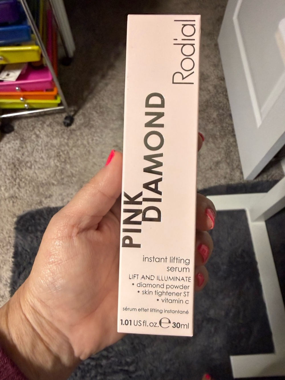 Rodial Pink Diamond Instant Lifting Serum - Pale Pink Packaging